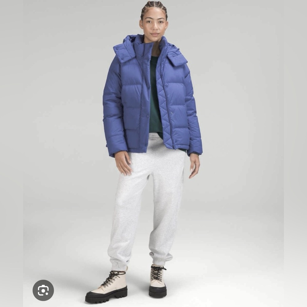 Lululemon Wunder Puff Jacket in Psychic Blue size 6
